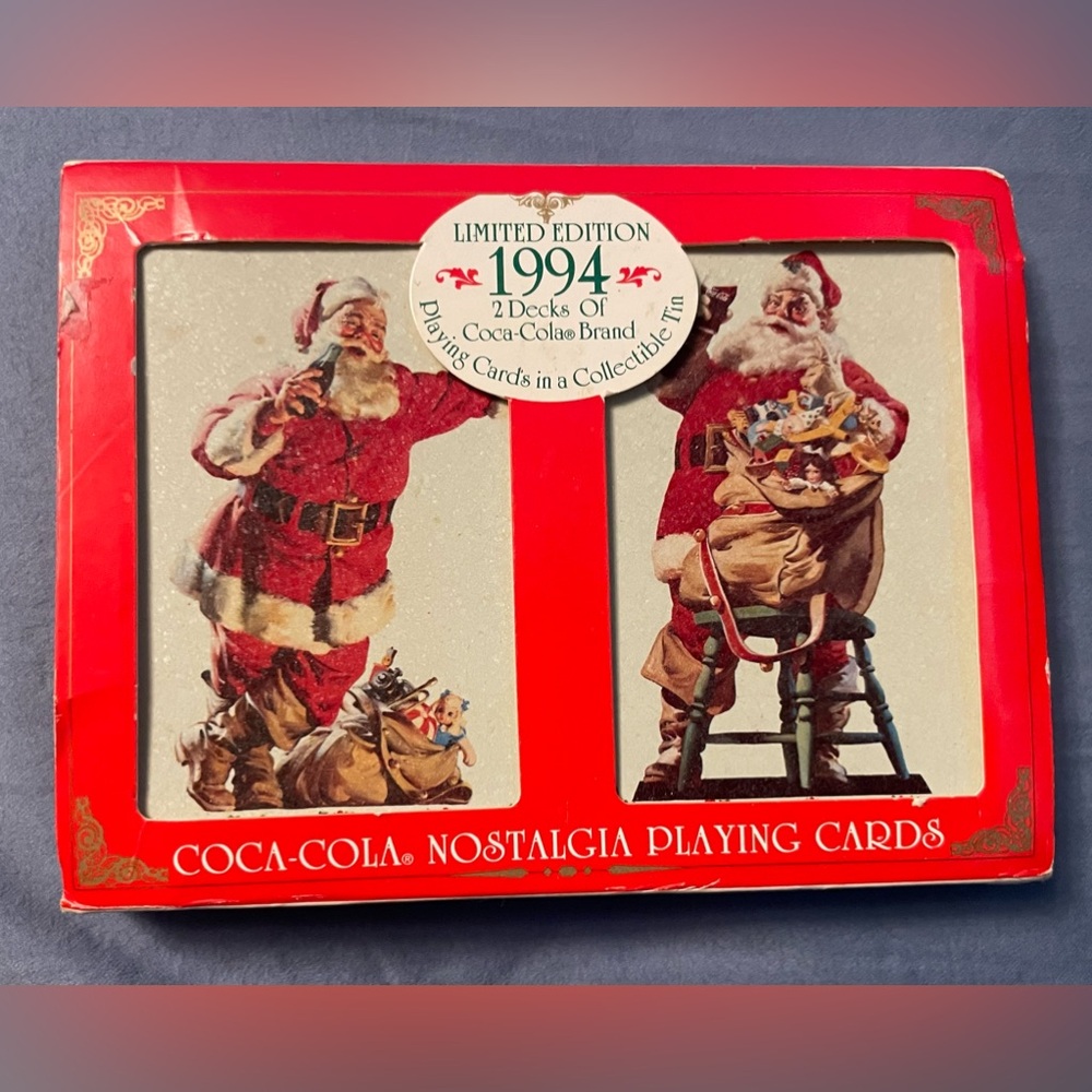 Limited Edition 1994 Coca-Cola Deck of Cards (2 Decks) Brand new never opened